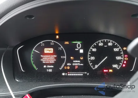 2025 Honda Civic Hybrid Sport/Sport Touring from USA, damaged, VIN 2HGFE4F87SH316642